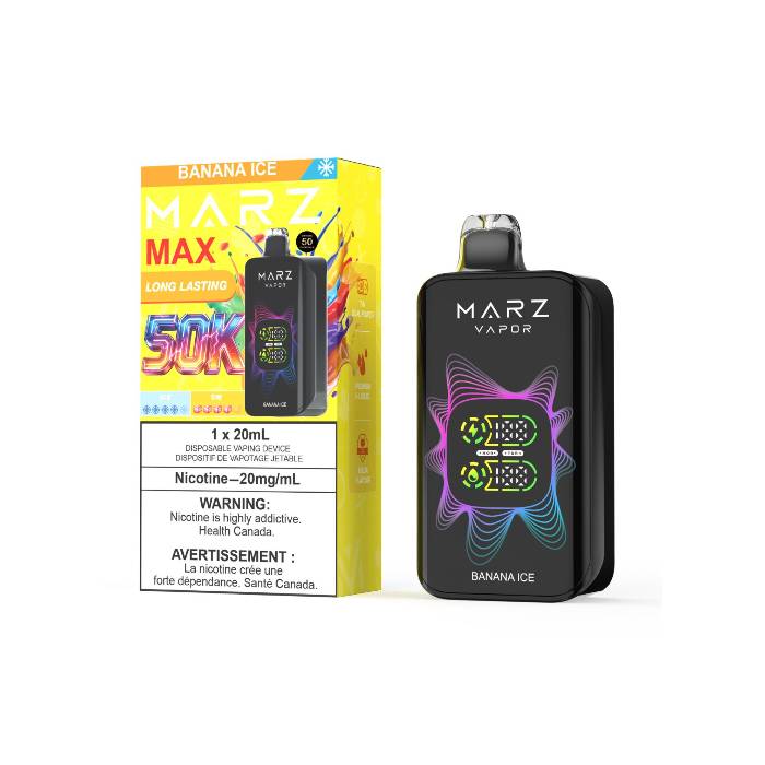 MARZ Vapor MAX 50K Disposable Vape - Banana Ice